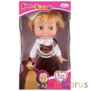 КУКЛА НА БАТ ОЗВУЧ ТМ "КАРАПУЗ" МАША 25СМ ШКОЛЬНИЦА, 3 СТИХА И ПЕСЕНКА В КОР. в кор.18шт | фото №0