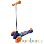 Самокат 3кол. Щенячий патруль упр. накл., кол. пвх 120 и 90, свет в кор. в кор.6шт | фото №0