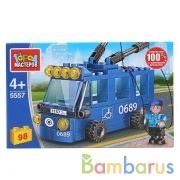 Конструктор "Город мастеров" троллейбус, с фигуркой, 98дет. в русс. кор. в кор.2*40шт | фото №0