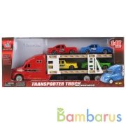 Трейлер инерц. с машиками, цвет в ассорт. в кор. в кор.2*30шт | фото №0