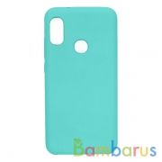 Силиконовый чехол Silky and Soft-Touch Xiaomi Redmi Note 6 Pro (Pale Blue) (21) | фото №0