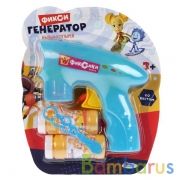 Фиксики. пистолет мех. д/пускания мыльных пузырей, свет, 2х50мл, блистер "Играем вместе" в кор.60шт | фото №0