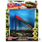 Модель металл ракетный комплекс 15см, откр.двери, инерц, подвиж.элементы в кор Технопарк в кор2*24шт | фото №0