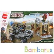 Конструктор пласт. военный, с фигурками и аксесс., 167дет. в кор. в кор.48шт (Собран) | фото №0