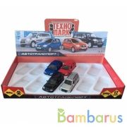 Машина металл автотранспорт, 12 см.,дв.,баг.,инерц.,в асс.,дисп. Технопарк уп-12шт в кор.2*4уп | фото №0