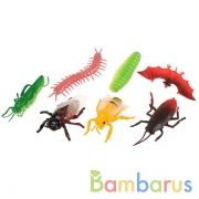 Игрушка пластизоль насекомые 15 см, 7 шт. ИГРАЕМ ВМЕСТЕ в кор.2*48шт | фото №0