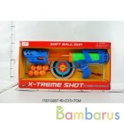 Оружие с шарами, цвет в ассорт. 0007-18B в кор. в кор.2*24шт | фото №0