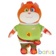 Игрушка мягкая БАРБОСКИНЫ Кот пушок, 23см, муз. чип, в пак. МУЛЬТИ-ПУЛЬТИ в кор.24шт | фото №0