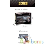 Пистолет с лазер. прицелом, с фонарем 238B в кор. в кор.2*60шт | фото №0