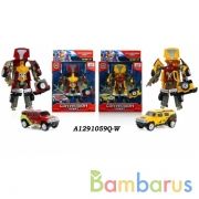 Робот-машина с аксесс., цвет в ассорт. в кор. в кор.2*30шт | фото №0