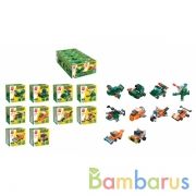 Конструктор пласт. машинки, в ассорт. в кор. в дисплее уп-10шт в кор.60уп | фото №0