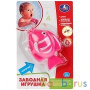 ЗАВОДНАЯ ИГРУШКА "УМКА" РЫБКА НА КАРТ. (РУСС. УП.) в кор.2*120шт | фото №0