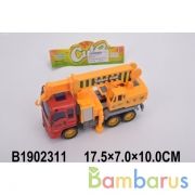 Машина инерц грузовик с краном 1299-12 в пак. в кор.2*120шт | фото №0