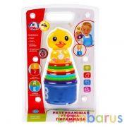 Развивающая пирамидка "Умка" "Уточка" на блистере (русс. уп.) в кор.2*24шт | фото №0
