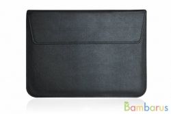 Конверт-чехол кожаный Gurdini для Macbook 13" (Черный) | фото №0