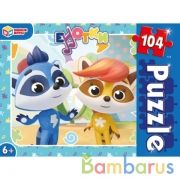 Е-Нотки.  Пазлы классические в коробке. Пазл 104 детали. Умные игры в кор.24шт | фото №0