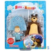 НАБОР ФИГУРОК "ИГРАЕМ ВМЕСТЕ" "МАША И МЕДВЕДЬ" (МЕДВЕДЬ И МАША-СНЕГУРОЧКА) НА БЛИСТЕРЕ в кор.24шт | фото №0