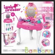 Трюмо (столик туалетный) на бат. свет+звук, с аксесс. 8303 в кор. в кор.8шт | фото №0