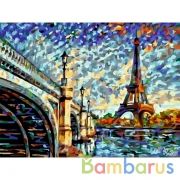 РИСОВАНИЕ ПО НОМЕРАМ НА ХОЛСТЕ, ФРАНЦУЗСКИЕ МОТИВЫ, РАЗМЕР 40*50 в кор.22шт | фото №0