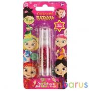 Косметика для девочек СКАЗОЧНЫЙ ПАТРУЛЬ блестки тела и волос, розов, блист МИЛАЯ ЛЕДИ в кор.4*24шт | фото №0