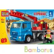 KAMAZ конструктор камаз КРАН, 135 дет. Город мастеров в кор.2*18шт | фото №0