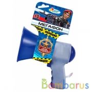 Мегафон полиции на бат., 14*12*9см ИГРАЕМ ВМЕСТЕ в кор.2*48шт | фото №0