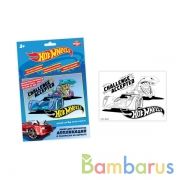 Набор д/детского тв-ва, ХОТ ВИЛС аппликация и раскаска на бархате (17х23см) МУЛЬТИ АРТ в кор.100шт | фото №0
