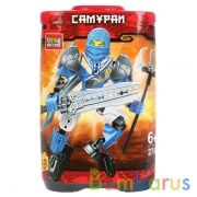 Конструктор "Город мастеров" самурай, 59дет. в банке (русс. уп.) в кор.2*48шт | фото №0