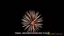 fr6003 brocade crown red to blue 6" | фото №0