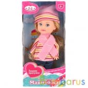 КУКЛА ТМ КАРАПУЗ МАШЕНЬКА 12СМ В ЗИМНЕЙ ОДЕЖДЕ В РУСС. КОР. в кор.2*144шт | фото №0