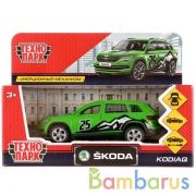 Машина металл "SKODA KODIAQ СПОРТ", 12см, открыв. двери, инерц. в кор. Технопарк в кор.2*36шт | фото №0