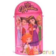 Корзина для игрушек "Царевны" 43*60см ТМ "ИГРАЕМ ВМЕСТЕ" в кор.24шт | фото №0