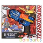 Бластер - трансформирующийся с мягкими пулями в кор. ТМ "ТЕХНОДРАЙВ" в кор.2*30шт | фото №0