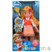 Кукла озвуч Снежная королева Хранители Чудес Герда 32 см, 15 фраз и песен из м/ф КАРАПУЗ в кор.18шт | фото №0