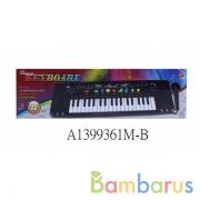 Электроорган на бат.с микрофоном 2037 в кор. в кор.36шт | фото №0