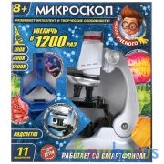 Игрушка "школа ученого" микроскоп с подстветкой+насадка для смартфона в кор. в кор.2*18шт | фото №0