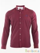 Damon / Прямая бордовое Рубашка | фото №0