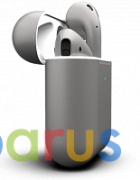 Беспроводные наушники Apple AirPods 2 Color (беспроводная зарядка чехла) Хром | фото №0