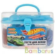 Набор тесто для лепки ХОТ ВИЛС саквояж 18 цв. по 15 г., 7 форм., 1 шприц MultiArt в кор.4*12шт | фото №0