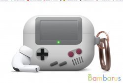 Чехол Elago для AirPods Pro Unique AW5 Game console Silicone hang case (Серый) | фото №0