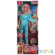 Кукла 29 см София беременная, 1 младенец, волосы меняют цвет, расческа, в кор. КАРАПУЗ в кор.24шт | фото №0