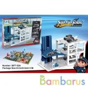 Парковка 2 уровня с машинками и аксесс. в кор. в кор.2*9шт | фото №0