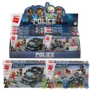 Конструктор пласт. машина с фигурками, 144дет. в кор. в кор.64шт | фото №0