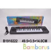 Электроорган на бат. с микрофоном 322AHX в кор. в кор.48шт | фото №0