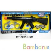 Автомат на бат. свет+звук, с аксесс. HY8006-1 в кор. в кор.2*18шт | фото №0