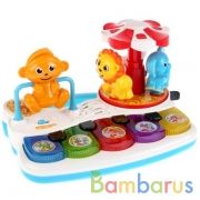 Развивающее пианино.10 стихотворений К.Чуковского,10 песенок.ТМ "УМКА" со светом в кор. в кор.12шт | фото №0