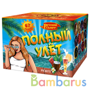 Русский салют РК8075 Батарея салютов Полный улёт (1-1,25"х67) Фейерверк | фото №0