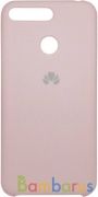 Чехол силиконовый Soft Touch для Honor 7A Pro / 7C / Huawei Y6 Prime (2018) (Розовый песок) | фото №0