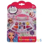 Косметика ДЛЯ ДЕВОЧЕК тени для век, помада, блеск д/губ, блист МИЛАЯ ЛЕДИ в кор.2*72шт | фото №0