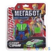 Робот трансформирующийся в ассорт. на блистере ТМ "ТЕХНОДРАЙВ" в кор.2*72шт | фото №0